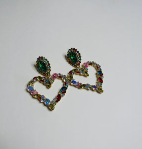 Vintage Heart Earrings