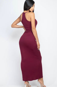 Racer Back Maxi Dress