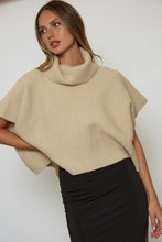 Load image into Gallery viewer, Sweater Poncho (Brown)
