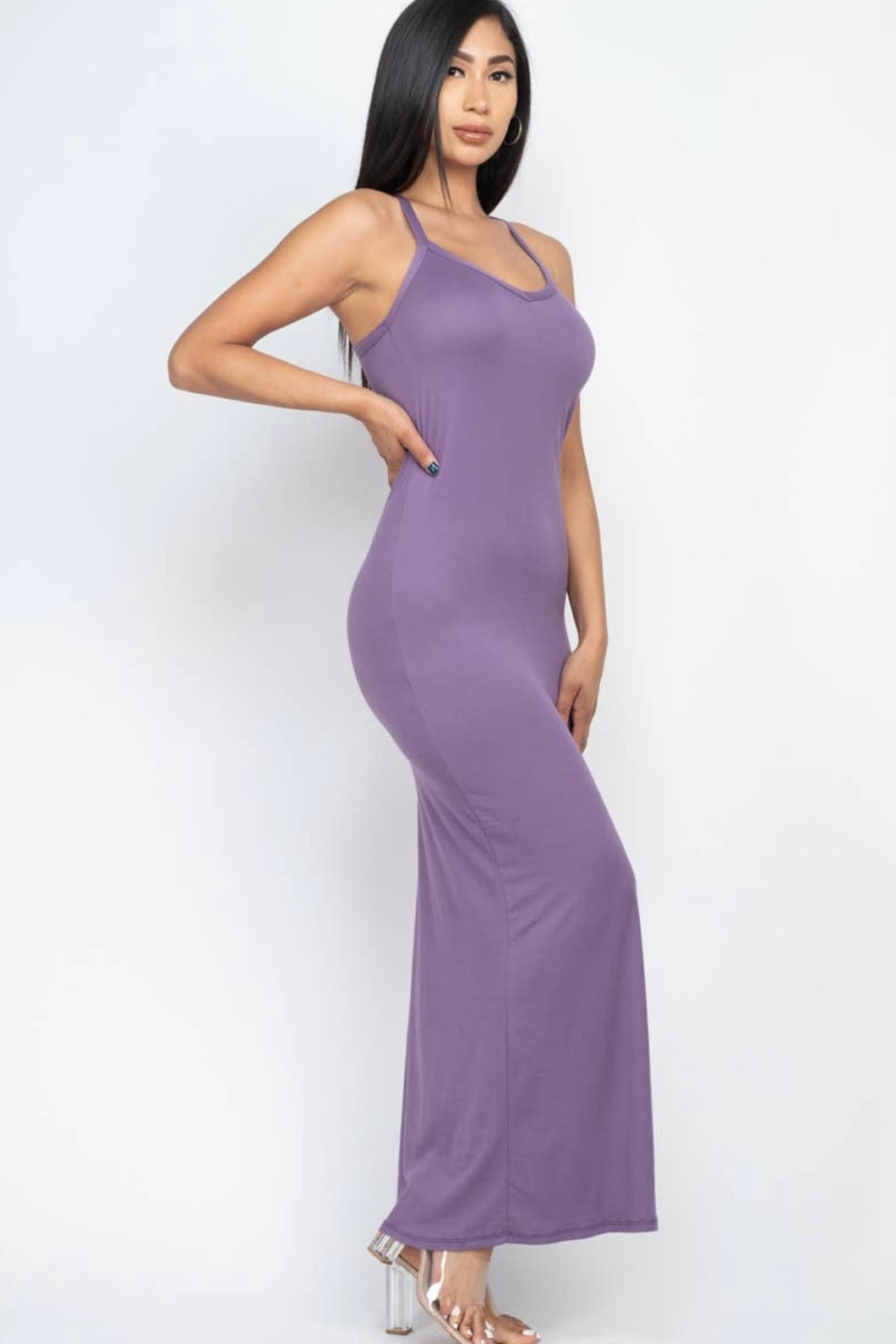 Racer Back Maxi Dress